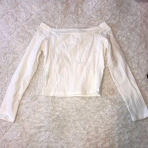 Long sleeve crop top